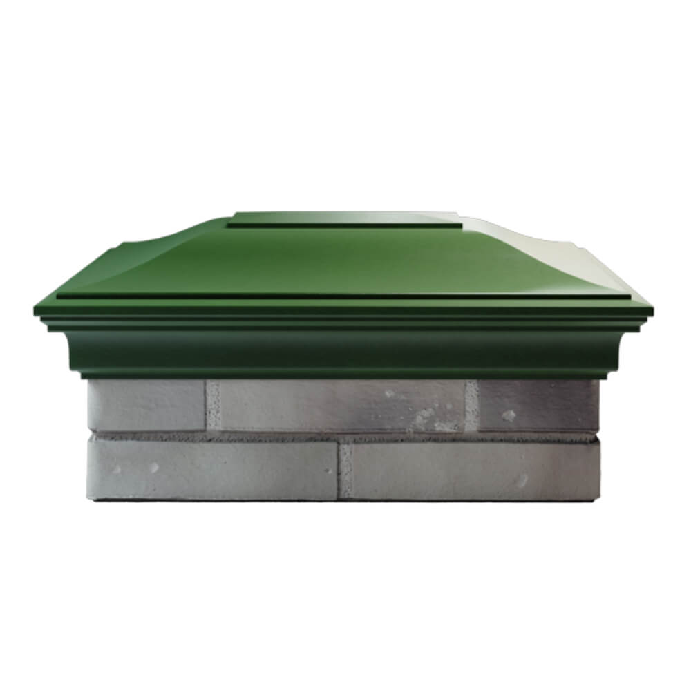 Колпак Zking Монблан Зеленый на столб 2х1.5 кирпича (515х385мм) в Кандалакше фото