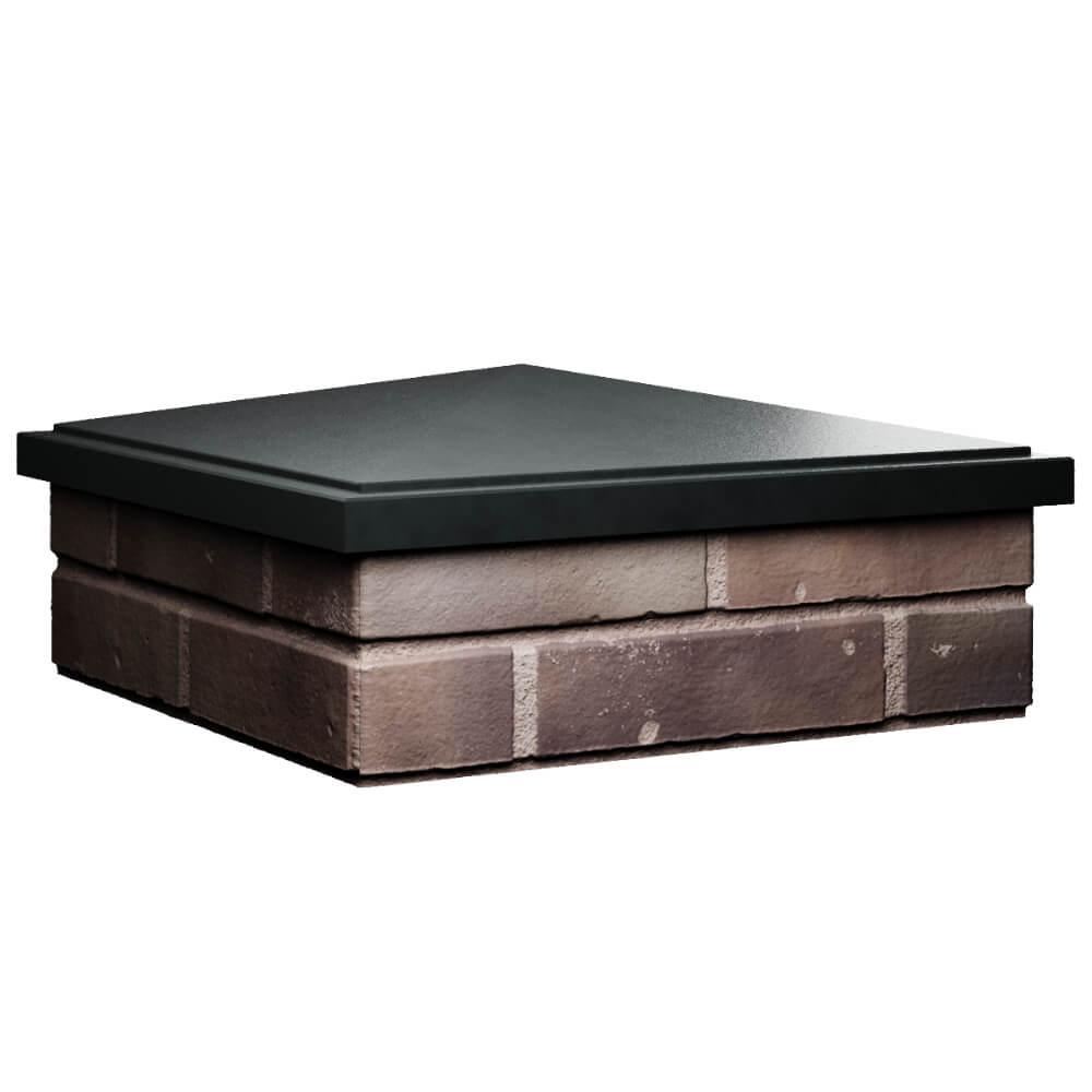 Колпак Zking БонаМоно Черный на столб 2х2 кирпича (515х515, 530х530мм) в Кандалакше фото