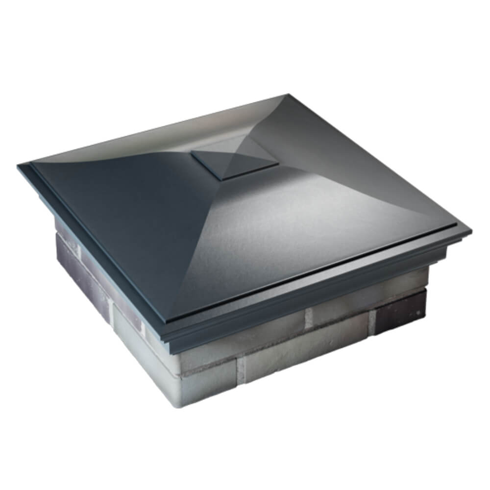 Колпак Zking Монблан Серый на столб 2х2 кирпича (515х515мм) Кандалакша фото