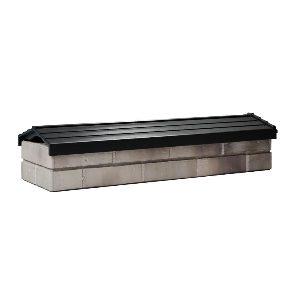 Парапет Zking Бона ХайТек Черный посадка на 0.5 кирпича (130мм) Кандалакша фото