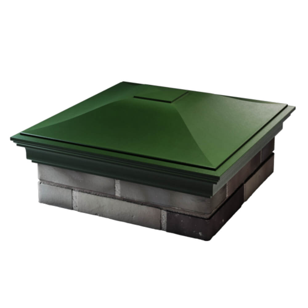 Колпак Zking Монблан Зеленый на столб 2х2 кирпича (515х515мм) в Кандалакше фото