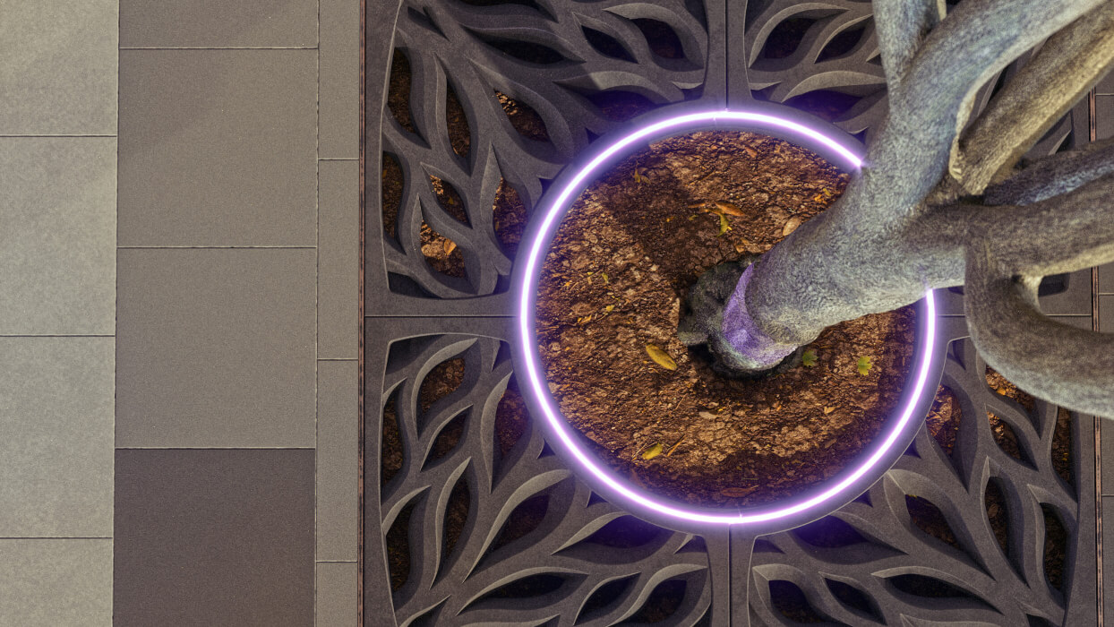 Приствольная решетка для дерева ZKING CRUST 1.2х1.2м Черная в Кандалакше фото