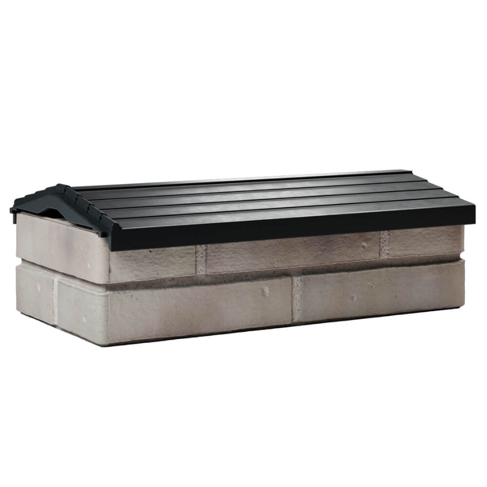 Парапет Zking Бона ХайТек Черный с посадкой на 1 кирпич (200/225/255мм) Кандалакша фото