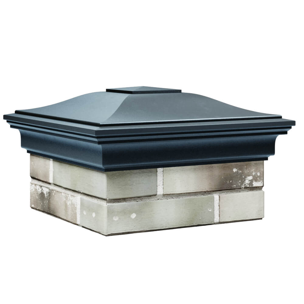 Колпак Zking Монблан Серый на столб 1.5х1.5 кирпича (385х385мм) в Кандалакше фото