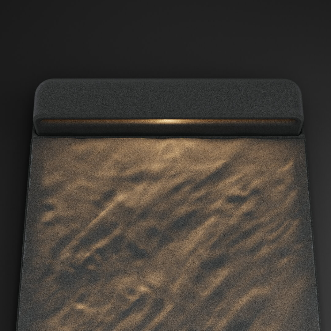 LED Светильник для шаговой плиты STONE Графитовый Серый 330х75х98мм в Кандалакше фото