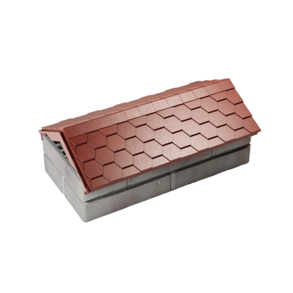 Парапет Zking Эверест Красный с посадкой на 1 кирпич (200/225/255мм) в Кандалакше фото