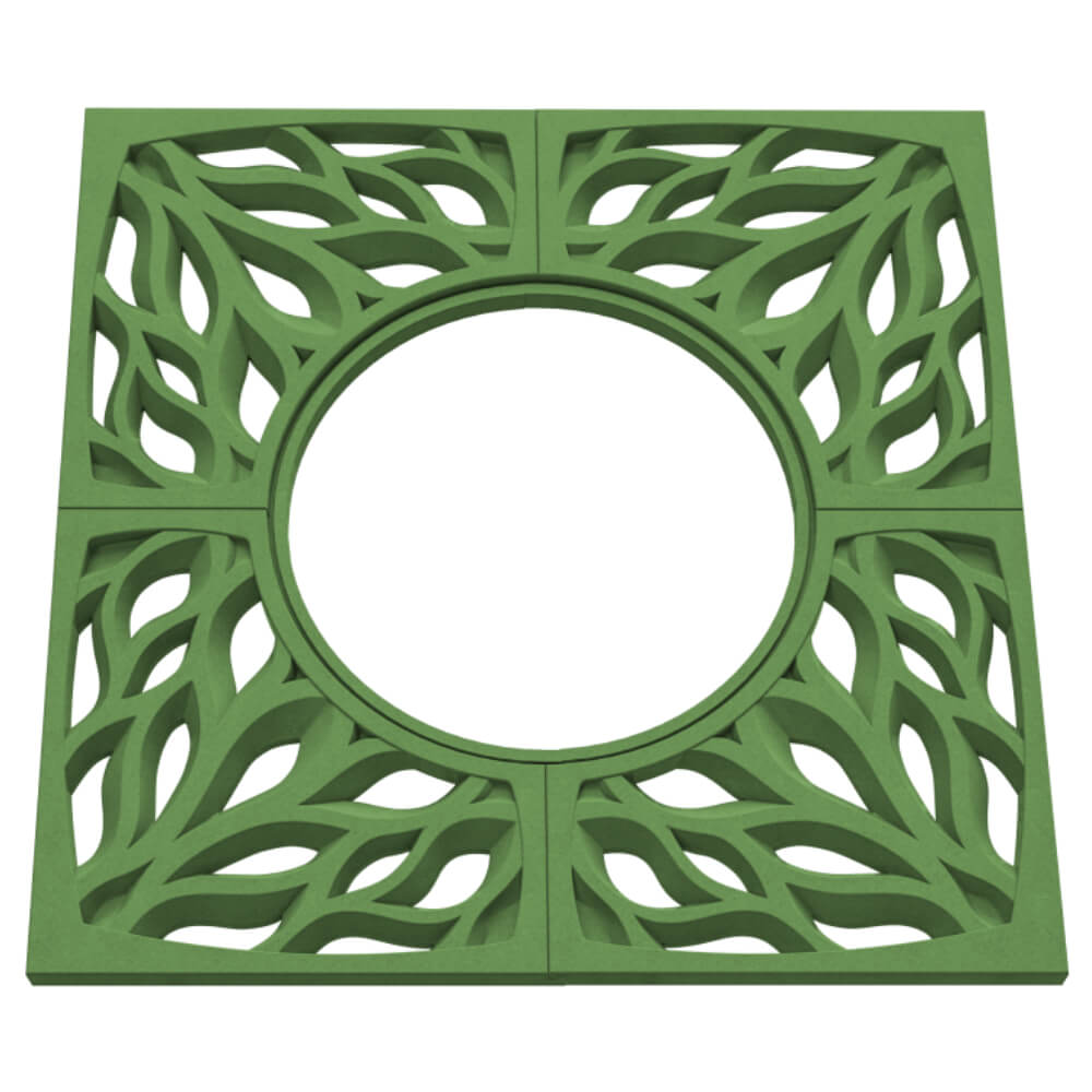 Приствольная решетка для дерева ZKING CRUST 1.2х1.2м Зеленая в Кандалакше фото