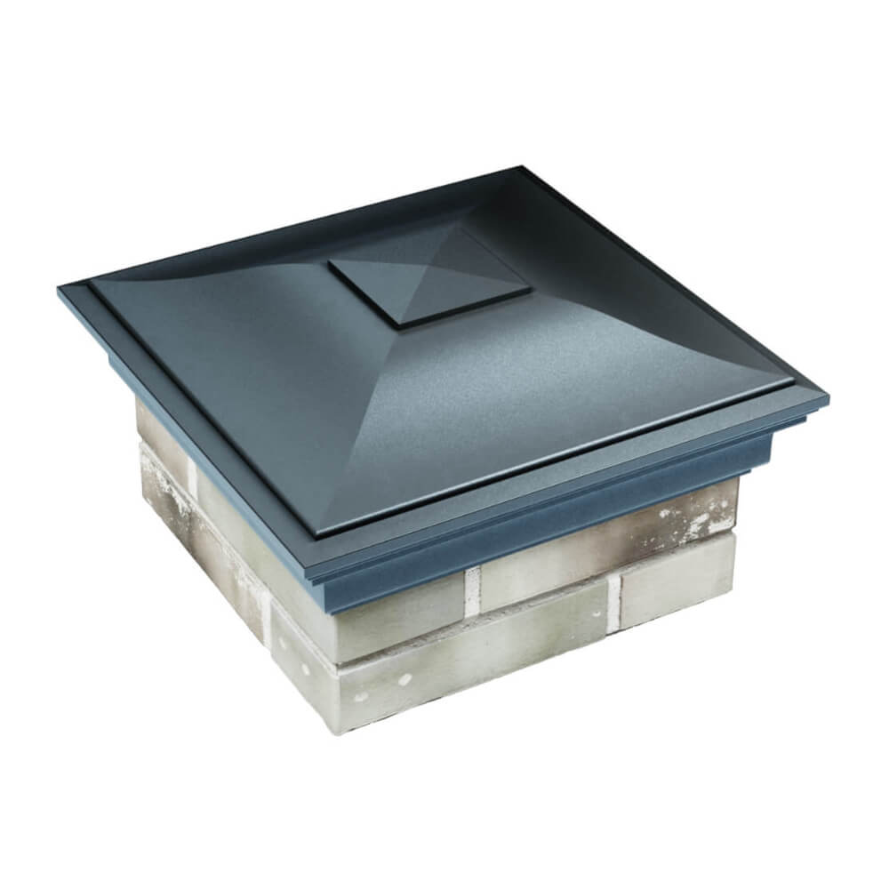 Колпак Zking Монблан Серый на столб 1.5х1.5 еврокирпича 0.7НФ (355х355мм) в Кандалакше фото