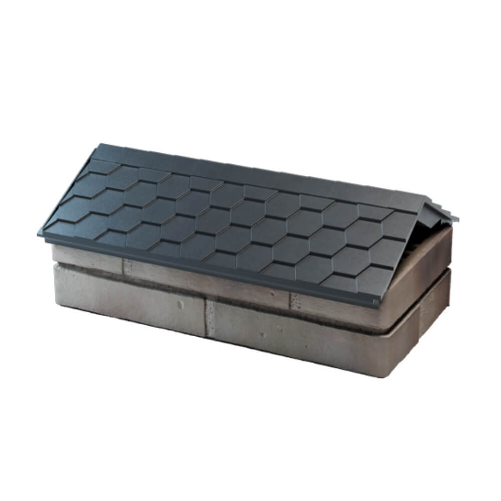 Парапет Zking Эверест Серый с посадкой на 1 кирпич (200/225/255мм) в Кандалакше фото