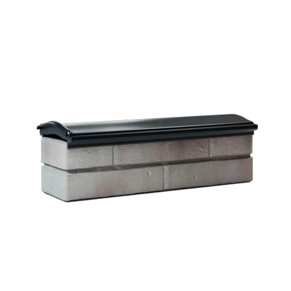 Парапет Zking Монблан Черный посадка на 0.5 кирпича (130мм) Кандалакша фото