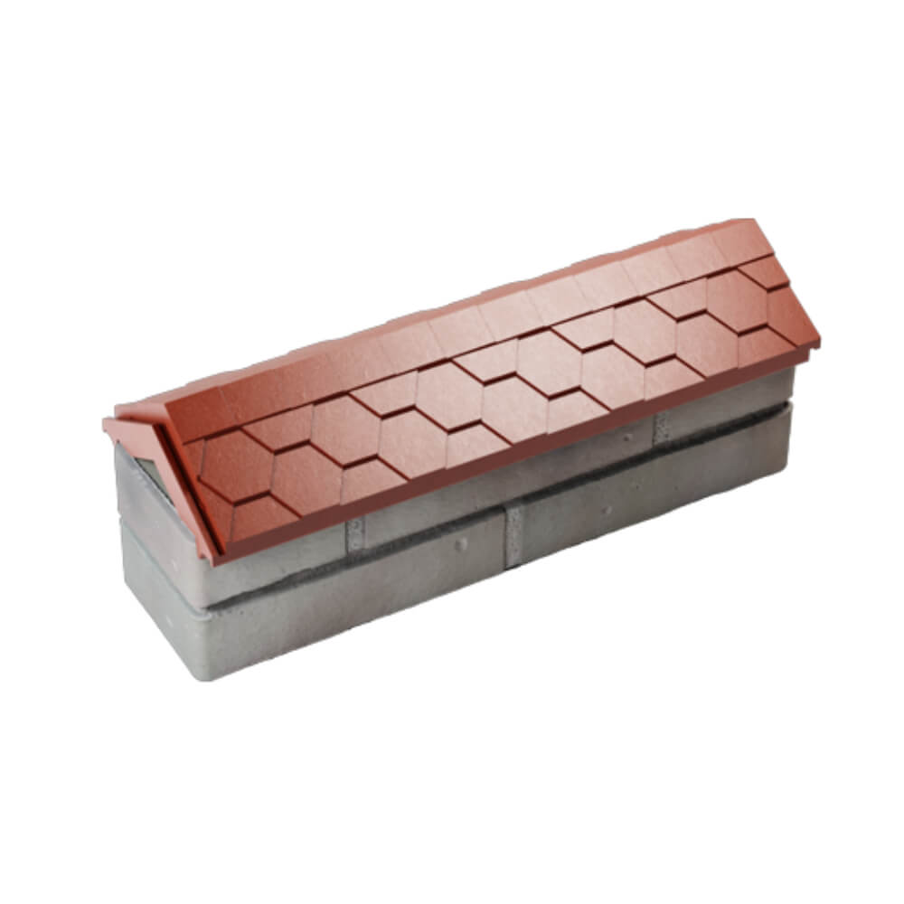 Парапет Zking Эверест Красный с посадкой на 0.5 кирпича (130мм) в Кандалакше фото