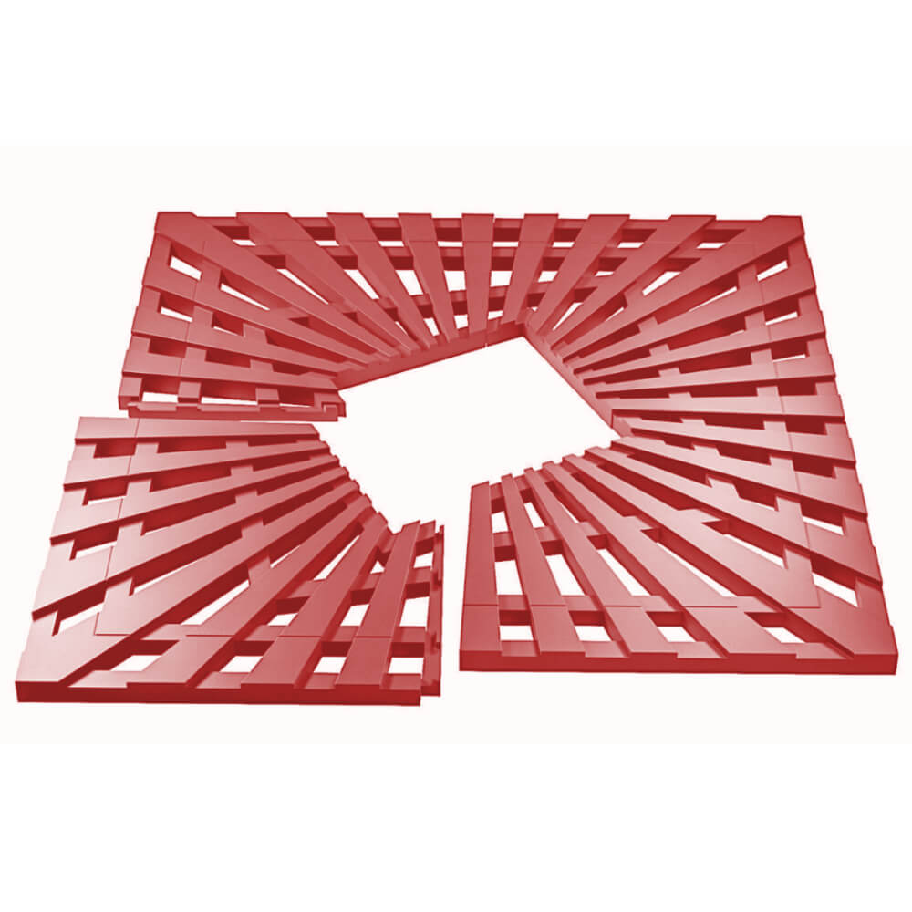 Приствольная решетка для дерева ZKING ATMOSPHERE 1.2х1.2м Красная в Кандалакше фото