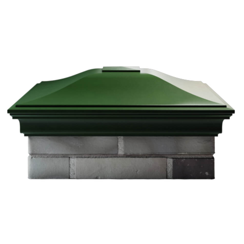 Колпак Zking Монблан Зеленый на столб 2х2 кирпича (515х515мм) в Кандалакше фото