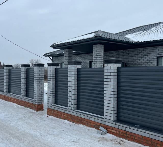 Колпак Zking Бона ХайТек Серый на столб 1.5х1.5 кирпича (385х385мм) в Кандалакше фото