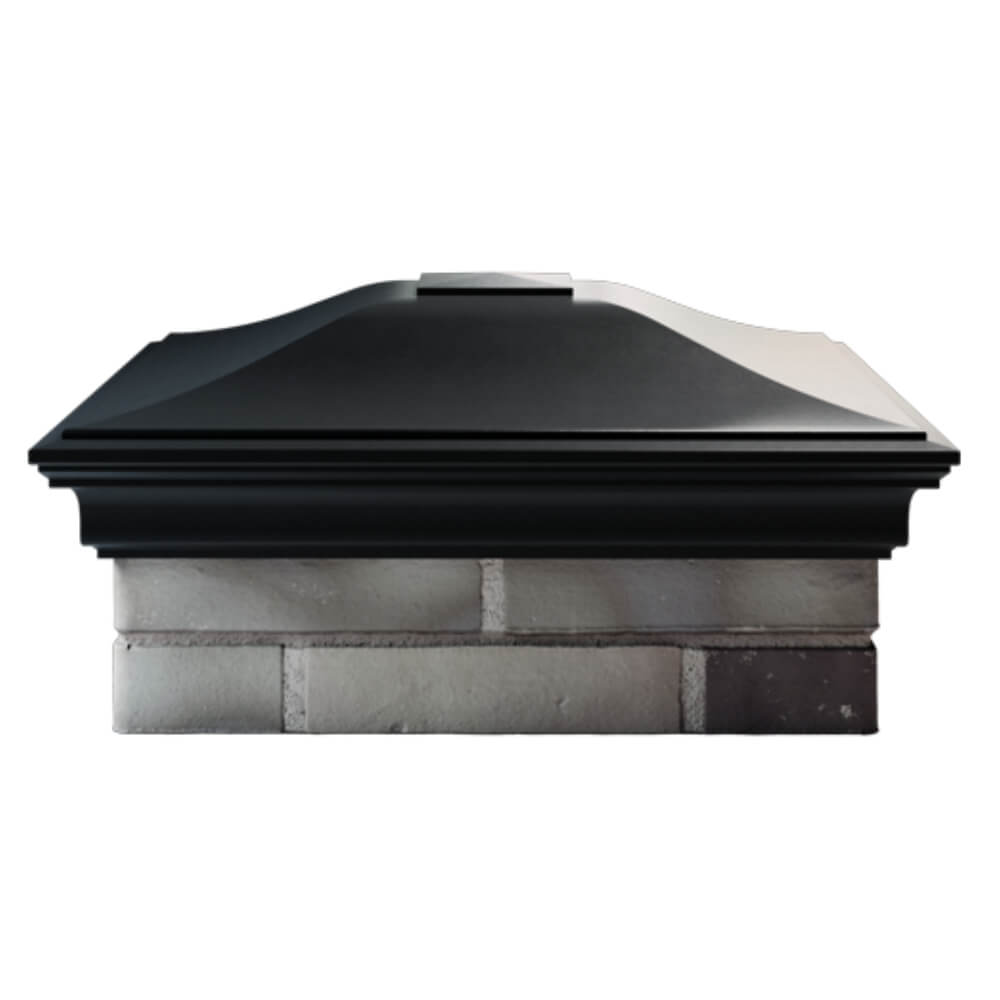 Колпак Zking Монблан Черный на столб 2х2 кирпича (515х515мм) в Кандалакше фото