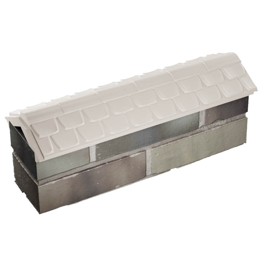 Парапет Zking Эльбрус Бежевый с посадкой на 0.5 кирпича (130мм) в Кандалакше фото