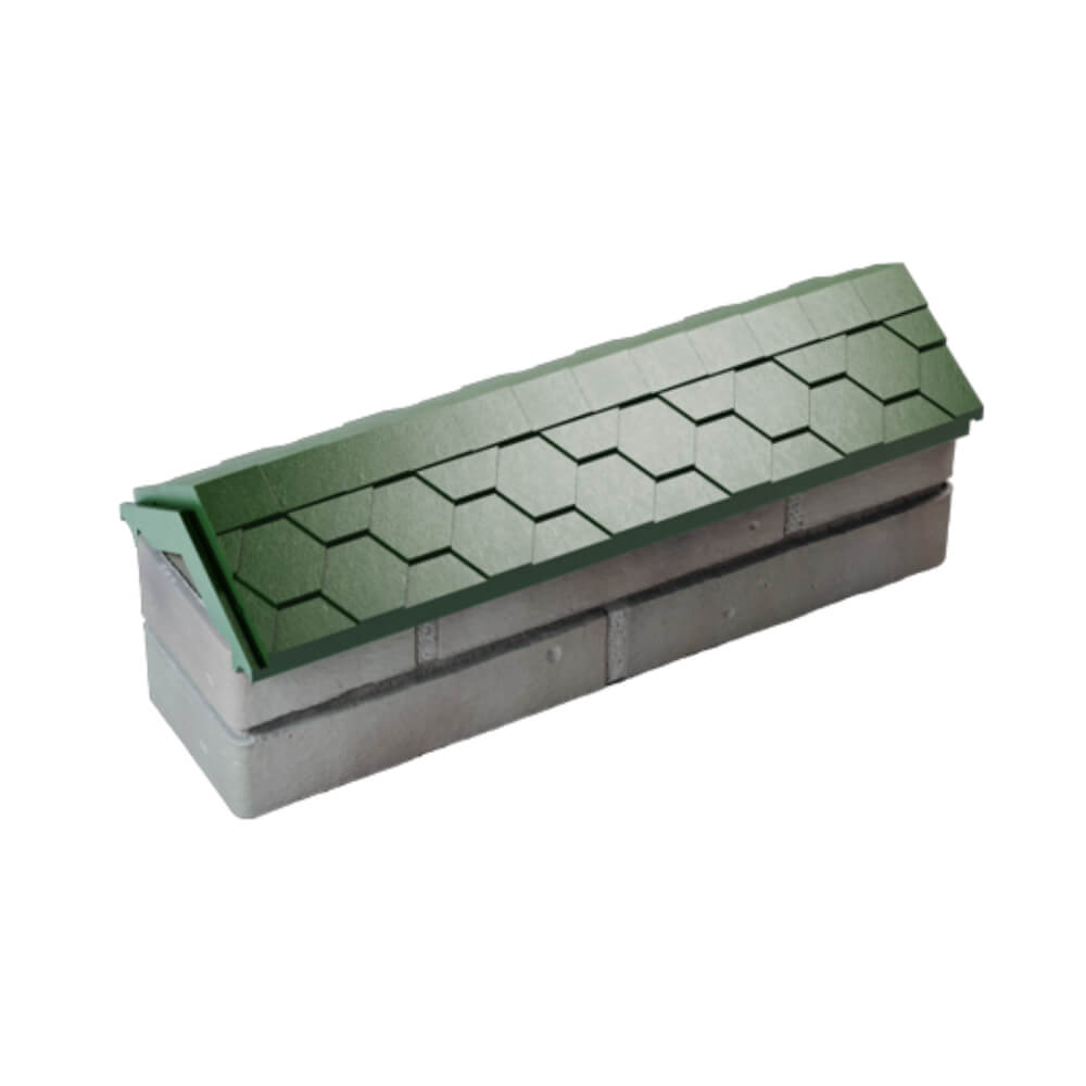 Парапет Zking Эверест Зеленый с посадкой на 0.5 кирпича (130мм) в Кандалакше фото