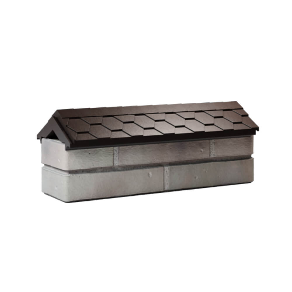 Парапет Zking Эверест Коричневый с посадкой на 0.5 кирпича (130мм) Кандалакша фото