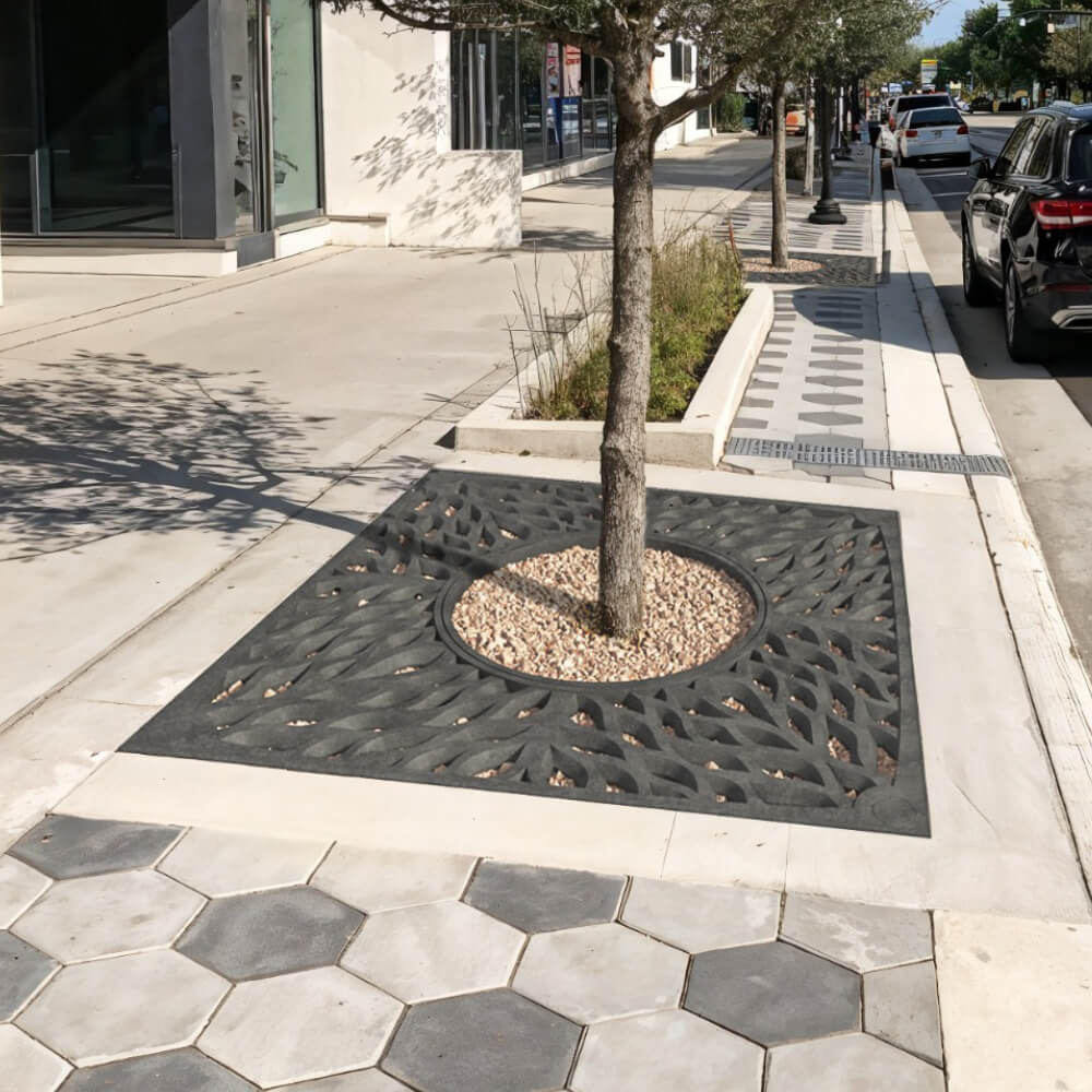 Приствольная решетка для дерева ZKING CRUST 2х2м Черная в Кандалакше фото