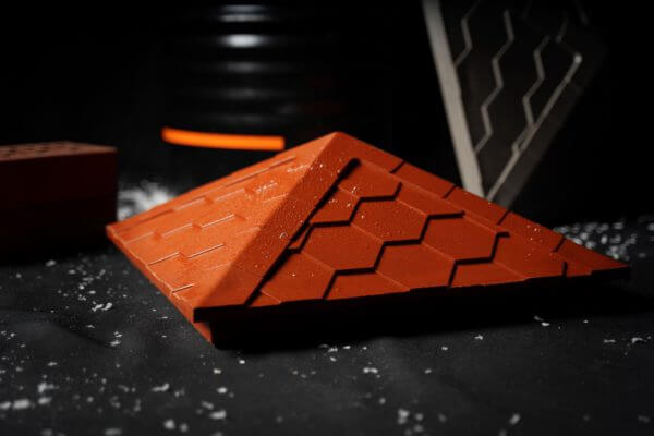 Колпак Zking Эверест Красный на столб 1.5х1.5 кирпича (390х390мм) в Кандалакше фото