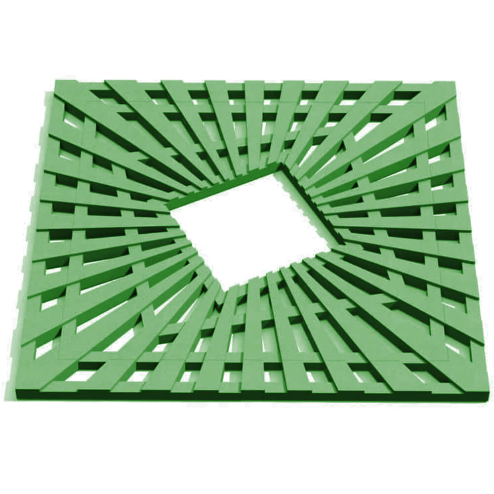 Приствольная решетка для дерева ZKING ATMOSPHERE 1.2х1.2м Зеленая Кандалакша фото